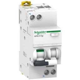 Intrerupator diferential RCBO - 1P+N - 20A - B Curve - 10000A - 30mA - tip A A9D07620