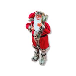 Decoratiune Mos Craciun Rosu 90cm
