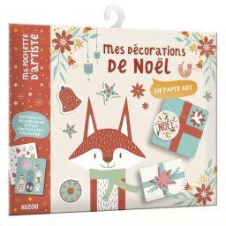Auzou: Set creativ Decorațiuni de crăciun din hârtie