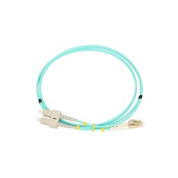PATCHCORD LC/UPC-SC/UPC MM OM3 DUPLEX LSZH 3.0MM 1M