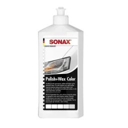 Pasta Polish Auto Pasta Polish cu Ceara Sonax Nano Pro, Alb, 250ml