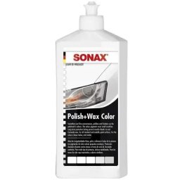 Pasta Polish Auto Pasta Polish cu Ceara Sonax Nano Pro, Alb, 500ml