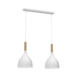 Lustră pe cablu NOAK WOOD 2xE27/60W/230V