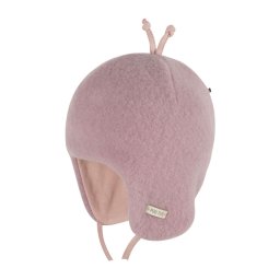 Căciulă din lână merinos fleece Pure Pure - Mauve