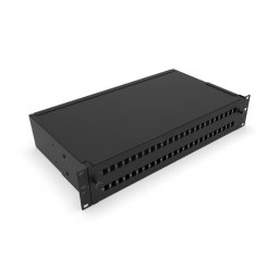 Patchpanel ODF 48 porturi 2U Gol Negru
