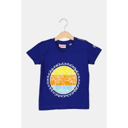 Tricouri copii TRICOU ROATA FAMILIE COPII ROYAL BLUE