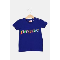 Tricouri copii TRICOU LOGO MULTICOLOR COPII ROYAL BLU