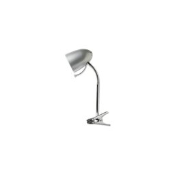 Aigostar - Lampă de masă cu clemă 1xE27/11W/230V argintiu/crom