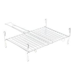 Gratar inox cu picioruse pentru hamburger 27x40x7cm Landmann 10228