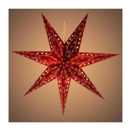 Decorațiune LED de Crăciun Retlux LED/3xAA stea roșie