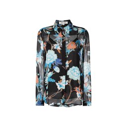 DIANE VON FURSTENBERG Shirt Dvf Lorelei Top DVFBL3Q014OFLBK B2380 october floral large black