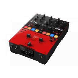 Mixer cu 2 canale pentru DJ, Pioneer DJ DJM-S5, pentru stilul scratching (rosu lucios)