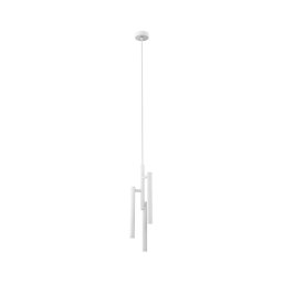 Lustră LED pe cablu Klausen 142036 TUBULAR 3xLED/5W/230V alb