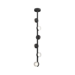 Klausen 140017 - Lustr LED COMFORT 6x5W/230V negru, pe tijă