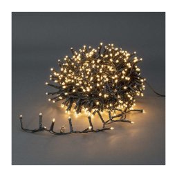 Nedis CLCC400 - Ghirlandă LED pentru exterior, 400 LED, 7 moduri de iluminare, 11 m, IP44, alb cald