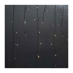 Perdea LED de Crăciun Nedis CLLC180 180xLED/7 funcții 10,9m IP44 alb cald