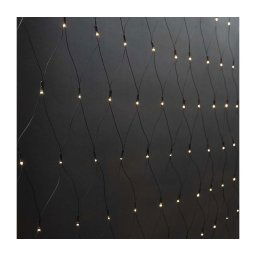 Perdea LED de Crăciun Nedis CLLC160 160xLED/7 funcții 5m IP44 alb cald