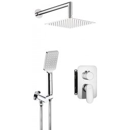 Alpinia Set de duș incastrat cu baterie BOX finisaj crom BXYZ0GAM