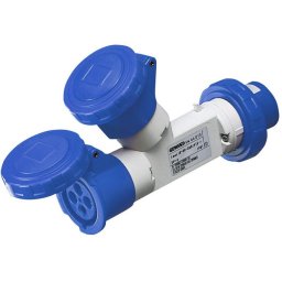 Adaptor 2 cai IP67 3P+T 16A 220V 9H Gewiss GW64011