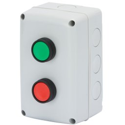 Carcasa cu 2 butoane D.22 start-stop 1NO/1NC IP66 Gewiss GW27203