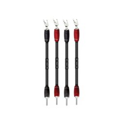 Jumperi BiWire Audioquest Dragon PSS, cu mufe Banana-Spada SureGrip 1000 (set 4buc)