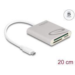 Cititor de carduri USB 3.2 Gen1 type C la micro SD/SD/CF type I , Delock 91005