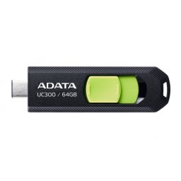 Stick USB 3.2 type C 64GB Negru, A-DATA ACHO-UC300-64G-RBK