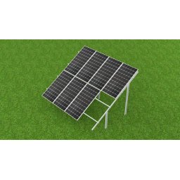 Sistem de prindere la sol 12 (2x6) panouri (1150 mm latime max. panou) Vertical