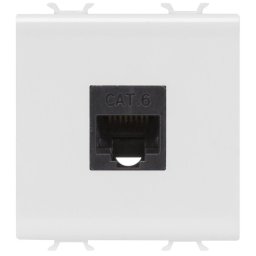 Priza date RJ45 Cat.6 UTP 2 module Gewiss Chorus GW10435