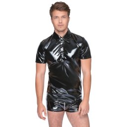 Black Level Vinyl Men Polo Shirt 2890518 Black M