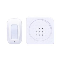 Alarmă 230V cu senzor de mișcare fără fir 3xAAA/5V albă Solight 1D21
