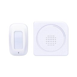 Alarmă 3xAA cu senzor de mișcare fără fir 3xAAA/5V albă Solight 1D22