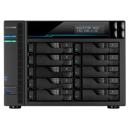 NAS ASUSTOR NAS 10 Bay Intel ATOM C3538 QC 2.1GHz, 8GB, M2, USB 3.2