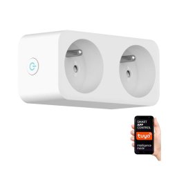 Priză dublă inteligentă NEO LITE 2x16A/230V Wi-Fi Tuya Immax NEO 07751L