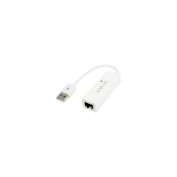 Placa de retea USB 2.0 la Ethernet RJ45 alb