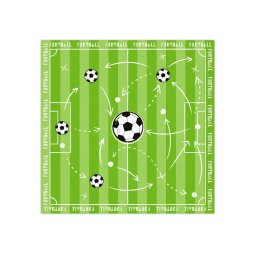 Set 10 servetele fotbal 33 x 33 cm