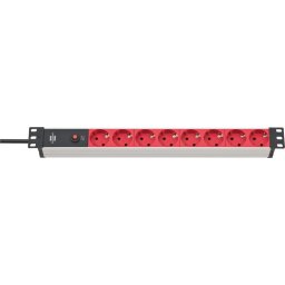Prelungitor Brennenstuhl Alu Line 8-way 19 "2m H05VVF 3G1,0