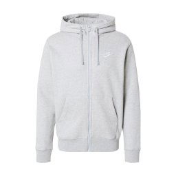 Nike Sportswear Hanorac 'Club Fleece' gri amestecat / alb