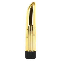 Deget de Femeie Vibrator Discret si Lucios - Auriu