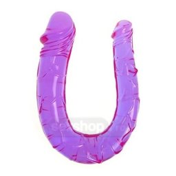 Mini Dublu Dildo pentru Penetrare Vaginala si Anala Simultana