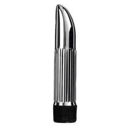 Deget de Femeie Vibrator Discret si Lucios - Argintiu