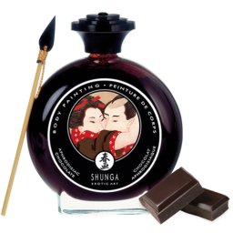 Shunga Pictura pe Corp Comestibila - aroma Ciocolata Afrodisiaca