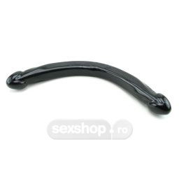 Doc Johnson Cap Dublu Dong Negru Neted 46cm