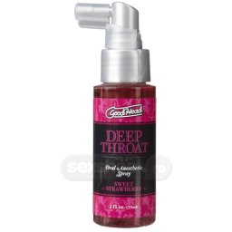 Doc Johnson Oral Delicios Gat Adanc Spray Oral Anestezic cu Capsuni Dulci