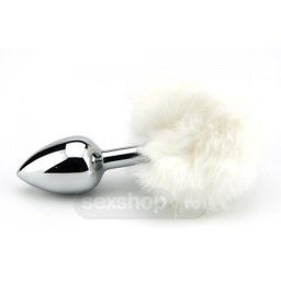 Furry Fantasy Codita de Iepuras Alb Dop Anal