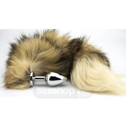 Furry Fantasy Codita de Vulpe Rosie Dop Anal