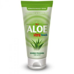 Toyz4Lovers Placere Dubla Lubrifiant si Gel pentru Masaj 2 in 1 cu Aloe Vera 100 ml