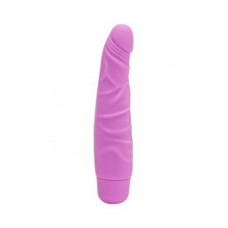 Get Real Mini Vibrator Subtire din Silicon - culoare Roz