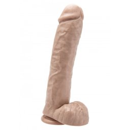 Get Real Dildo 28 cm cu Testicule - Natural