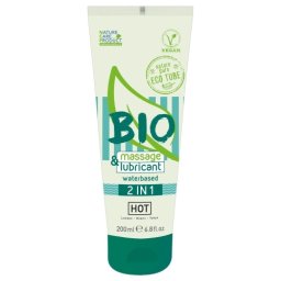 Hot Bio Masaj si Lubrifiant Intim 200 ml Gel Perfect pentru Piele Sensibila
